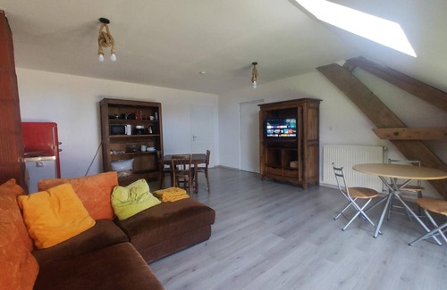Saint-Bonnet-de-Four Cottage | Peaceful Gîte Rouge on farm, pets allowed, wifi included
