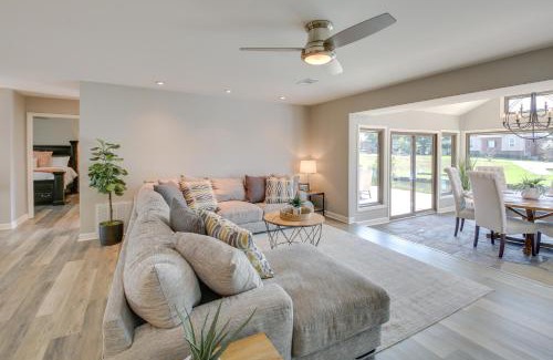 Hot Springs House | Peaceful Hot Springs Home Deck with Water Views!