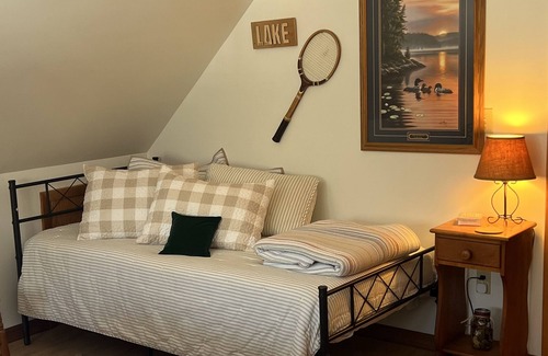 Liberty House | Peaceful Lake Retreat On An Island You Can Drive Onto!