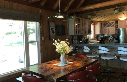 Levering Cabin | Peaceful, lakeside cabin near Mackinac - perfect place to see the Fall Colors
