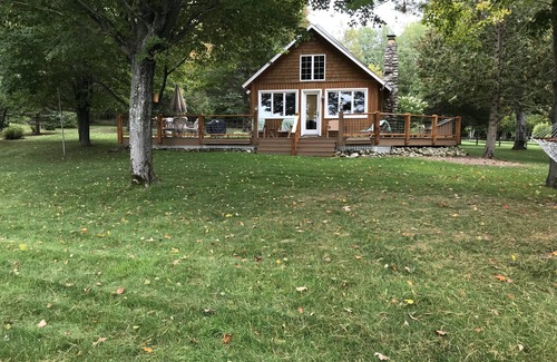 Levering Cabin | Peaceful, lakeside cabin near Mackinac - perfect place to see the Fall Colors