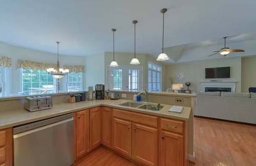 Livingston House | Peaceful, lakeside retreat-private pool, hot tub, private dock, boatslip & more!