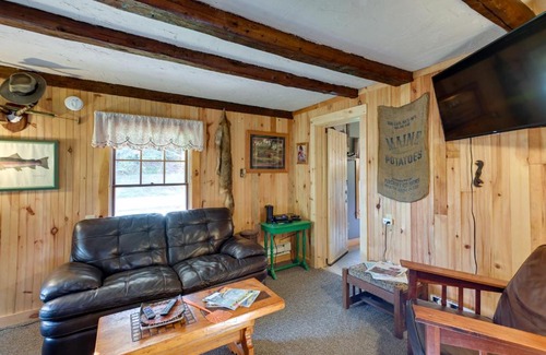 Oakfield House | Peaceful Oakfield Cabin on Mattawamkeag River!