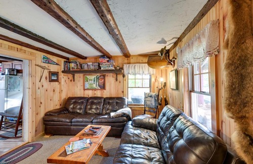 Oakfield House | Peaceful Oakfield Cabin on Mattawamkeag River!