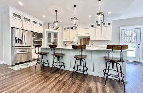 Macon House | Peaceful & Private home located on 4 acres with heated pool, hot tub & zip line!