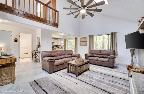 Tobyhanna House | Peaceful Retreat - Game Room, Central AC & Pet-friendly