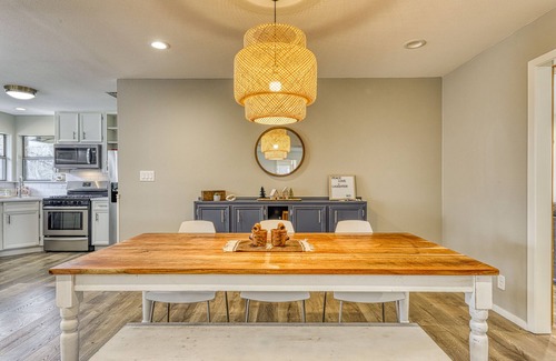 Liberty Hill House | Peaceful riverfront home with enclosed yard - walk to the river
