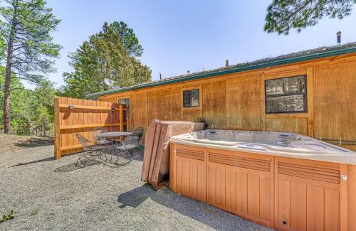 Ruidoso House | Peaceful Ruidoso Cabin Hot Tub, Mountain Views!