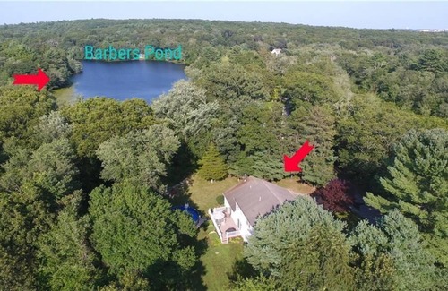West Kingston House | Peaceful setting, pond front, pool and kayak