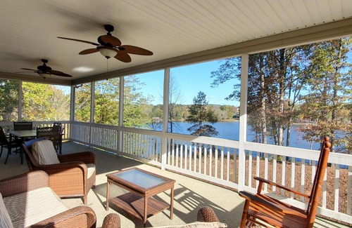 Glenora House | Peaceful, spacious waterfront oasis with 250ft waterfront & private beach, dock