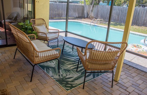 Lake Worth House | Peaceful Tropical Home w/pool {15 min.from beach}