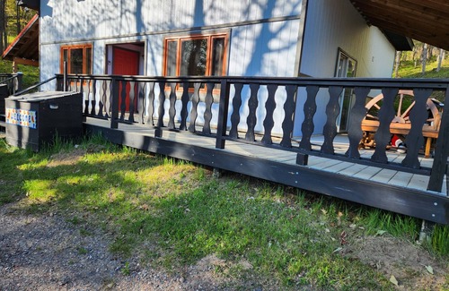 Stambaugh Ski Chalet | Peaceful Updated Ski Chalet across the street from Ski Brule Mountain -LEFT Side