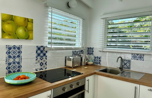 Johnson's Point Apartment | Peaceful Village studio 1 minute walk from one of the best beaches in Antigua.