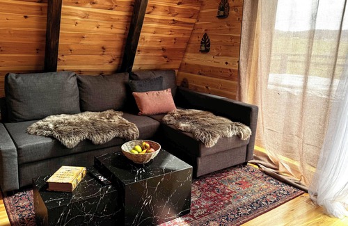 Zabljak Ski Chalet | PeaksView A-frame chalets with hot tub, fireplace and stunning mountain views