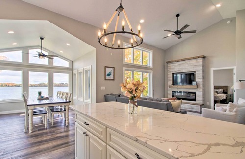 Detroit Lakes Cottage | Pearl Lake Retreat w/Dock & Stunning Views!