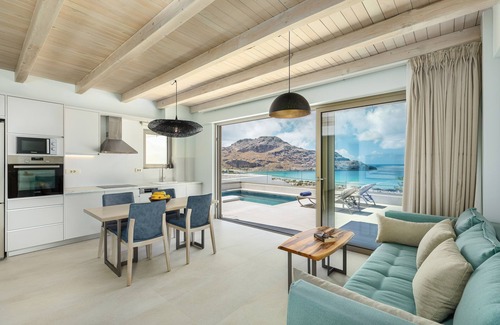Agios Vasileios Villa | Pearl Villa III, redefined island chic!Private Heated Pool & BBQ!