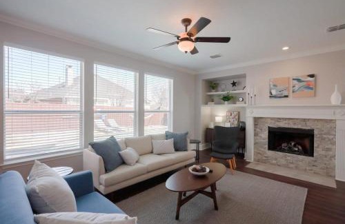 South Arlington House | Pearl White Dream Home With Private Pool & Theatre