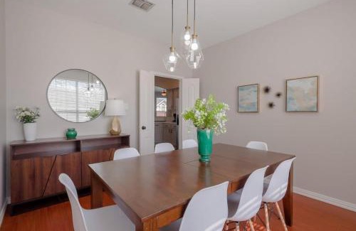 South Arlington House | Pearl White Dream Home With Private Pool & Theatre