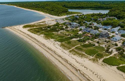 Peconic House | Peconic Sound Beach Home: Backyard & Vineyards