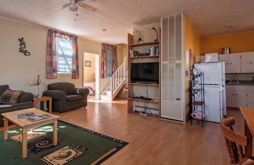 Cardigan Apartment | PEI Waterside Apt. #1 Waterfront Apt, saltwater beach, view of Cardigan Marina,