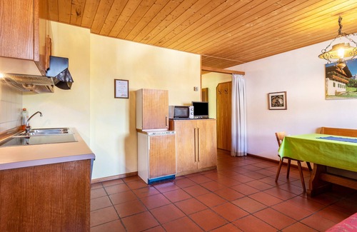 Santa Maddalena Apartment | 'Pension Sonia Apartment 103' with Mountain View, Garden & Wi-Fi