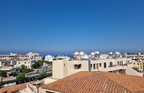 Paphos Apartment | Penthouse 1 Bed Sea Views Kato Paphos