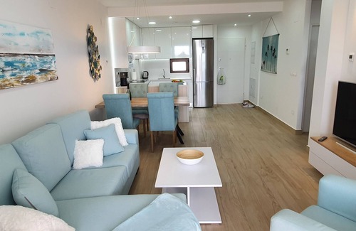 Los Balcones Apartment | Penthouse apartment with private sunny roof terrace (family friendly)