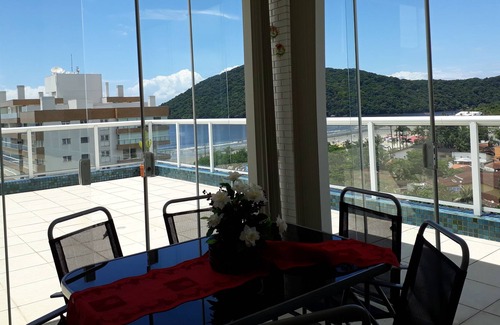 Centro Apartment | Penthouse Duplex, private pool, sea views in Bertioga Centro