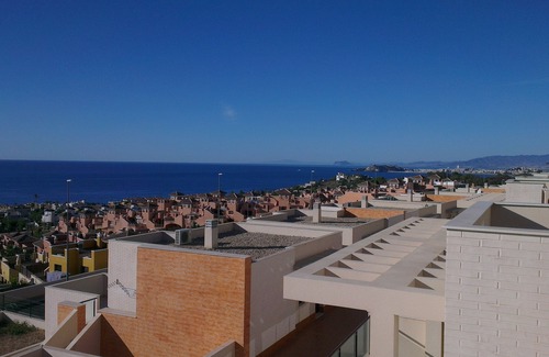 Los Puertos Apartment | Penthouse Garden Apartment, Isla Plana, Mojon Hills with stunning sea views