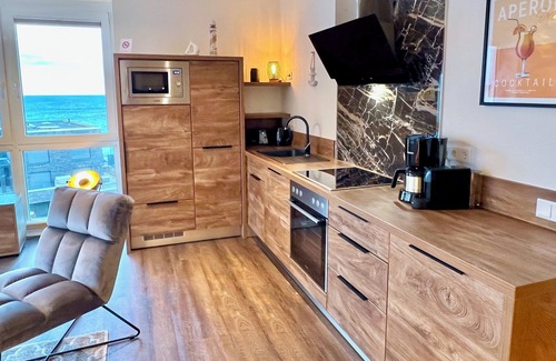 Sieseby Apartment | Penthouse Olpenitz Living - sea view, sauna, elevator, underground parking space