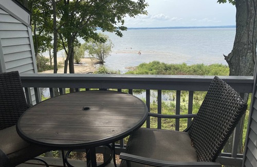 Acme Condo | Penthouse studio breathtaking Grand Traverse Bay views!