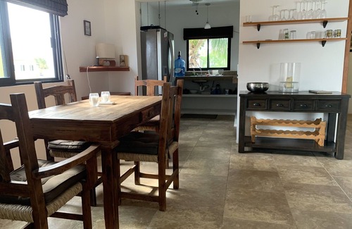 Puerto Morelos House | Penthouse Suite - 3rd Floor With Balcony Overlooking The Pool 1 Block From Beach