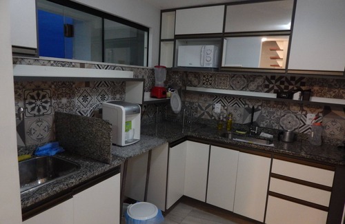 Praia Grande Apartment | Penthouse with barbecue and beautiful sea view 3 bedrooms near the kiosks.