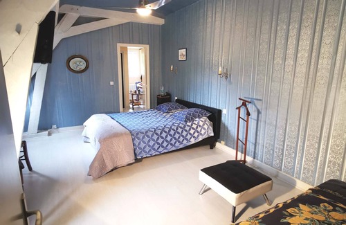 Lourdes - Tarbes House | Peony room on the ground floor