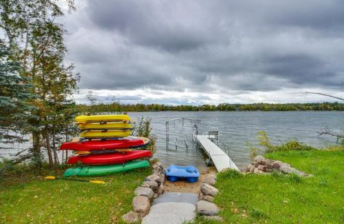 Breezy Point House | Pequot Lakes Retreat with Beach and Fire Pit!