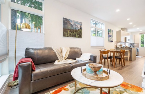 Maple Leaf House | Perch - Roosevelt Retreat: Chic 2-Bed Townhome with Parking and Patio