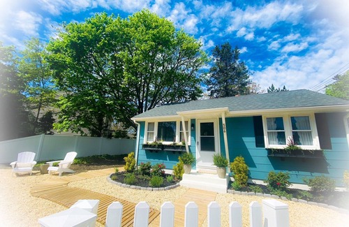 North Cape May Cottage | Perfect Beach Bliss Cottage with Best Sunsets and Steps Away from Beach!