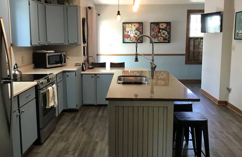 Elkhart Lake House | Perfect Rating DT Home! Walk to Beach, Eats and More! 5 Min. to Road America!