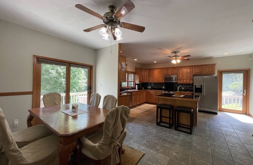 Big Creek House | Perfect Waterfront Getaway With Covered Dock