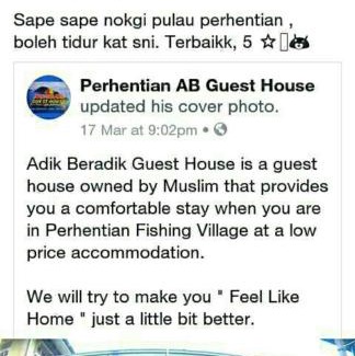 Kampung Pasir Hantu House | Perhentian AB Guest House