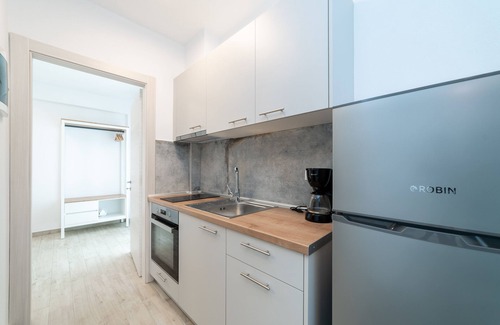 Paralia Ofryniou Apartment | Perla One - Bedroom Apartment with Pool Access, Perla Residential Complex