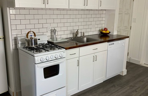 Kingston Apartment | Pet Friendly 1 BR Apartment in Uptown Kingston + Huge Backyard & Full Kitchen