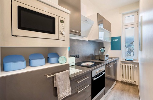 Badenscheuern Apartment | Pet-Friendly 'Apartment Spa' with Balcony and Wi-Fi