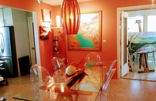 Ormond Beach House | Pet Friendly Beachside Artist's Mid-Century Modern Bungalow