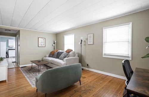 Indianapolis House | Pet-Friendly Bungalow | Grill + Fire Pit!