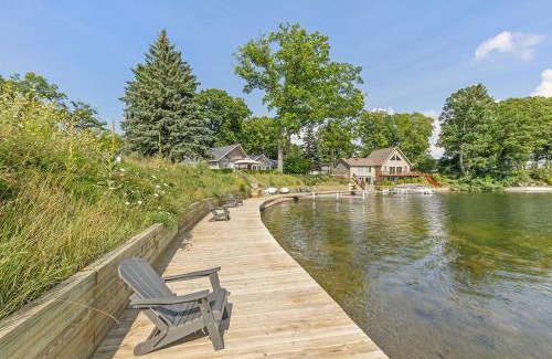 Newaygo Apartment | Pet-friendly Cabin with Dock, Firepit, BBQ