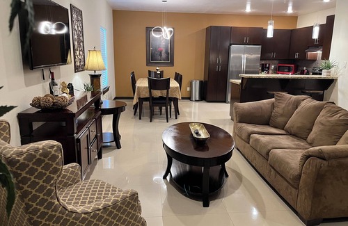 McAllen Condo | Pet-friendly, charming 2-bedroom, 2.5-bath condo located in a gated community.