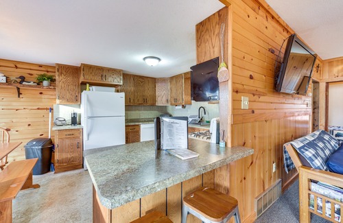 New Post Cabin | Pet-Friendly Couderay Cabin w/Boat Dock + Grill!