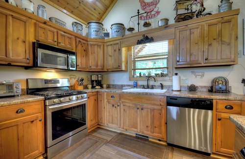 Mineral Bluff Cabin | Pet-friendly, family-sized luxury cabin rental, hot tub, WiFi, firepit
