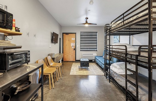 Pacific Hotel | Pet friendly family suite near Purina Farms in boutique hotel West of St. Louis